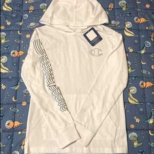 Long Sleeve Champion hoodie tee